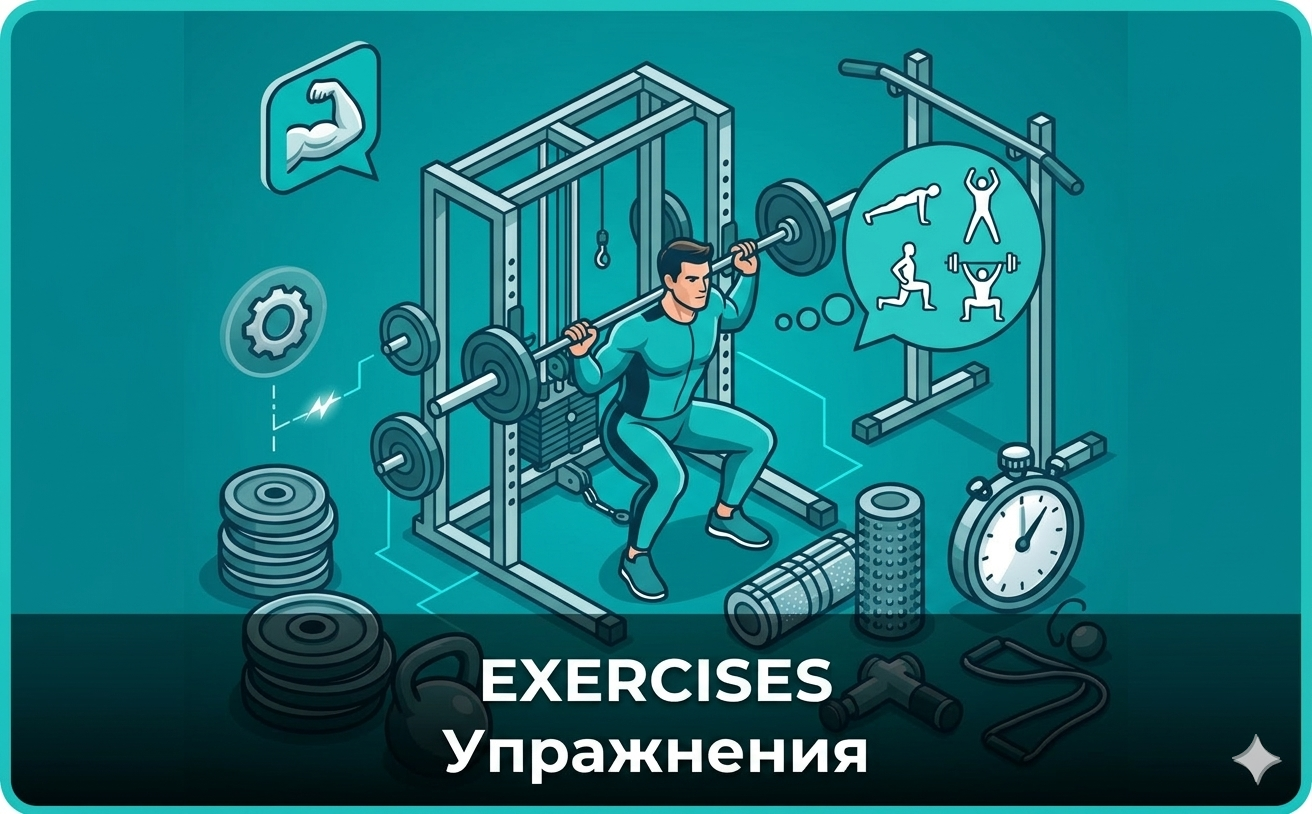 Упражнения: группы мышц Muscleway