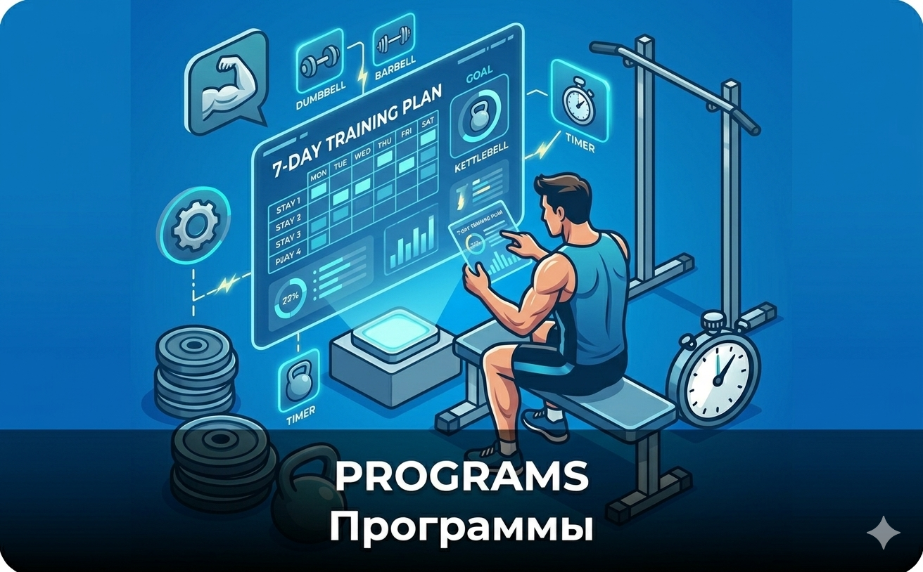 Программы тренировок Muscleway